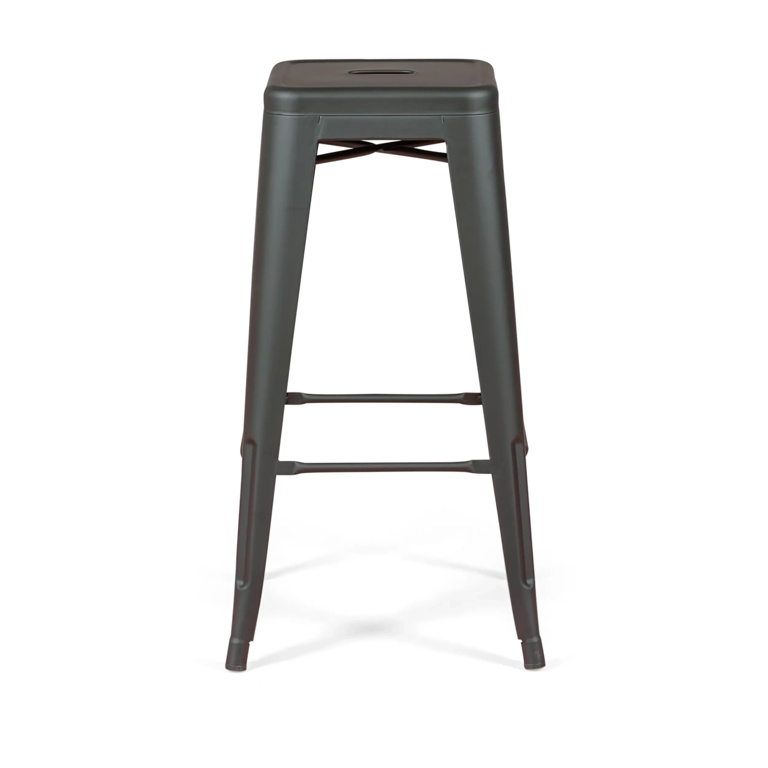 Bistro industriehocker Matt 76CM weiß - Industriehocker und Stühle
