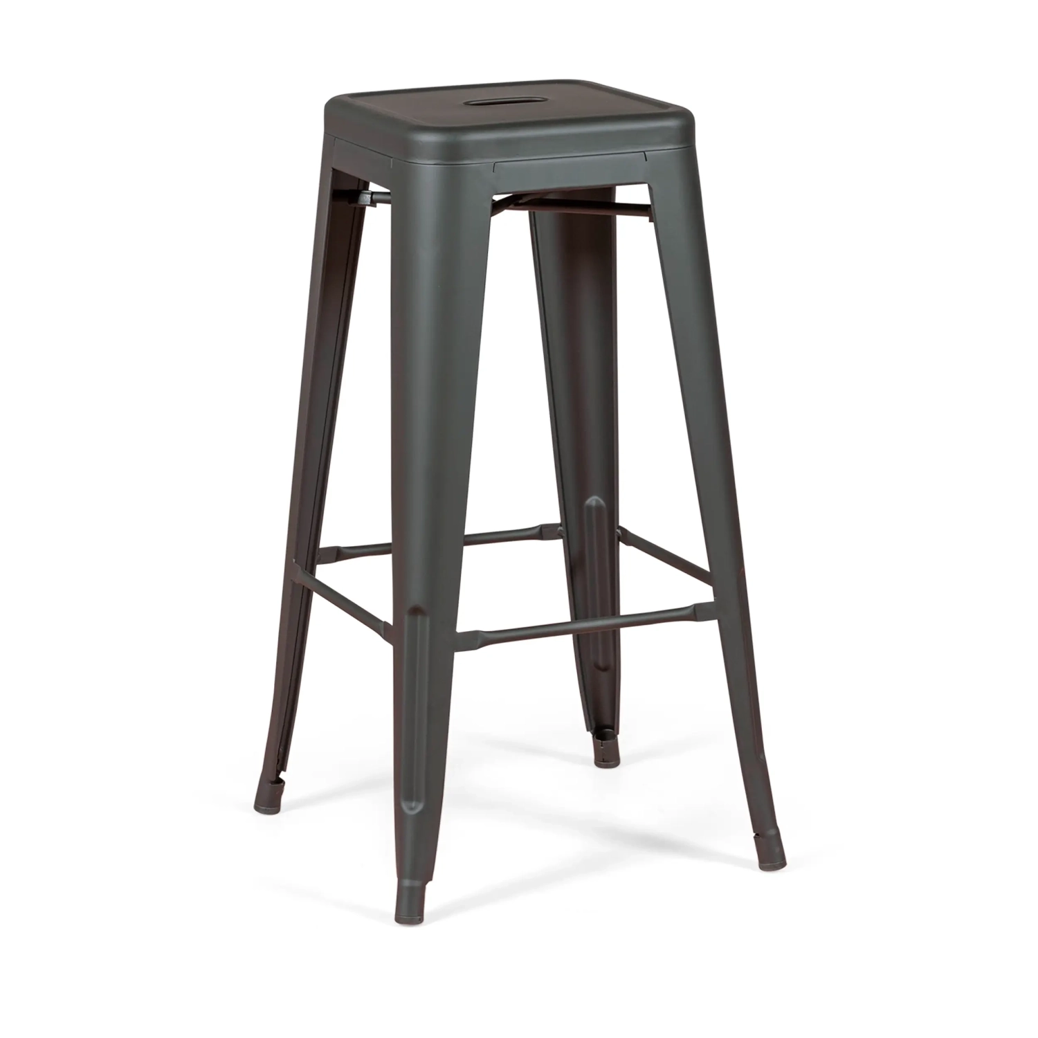 Bistro industriële kruk Mat 76CM wit - Industriële krukken en stoelen
