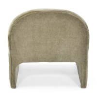 Poltrona imbottita di design Basel, stile minimalista e confortevole