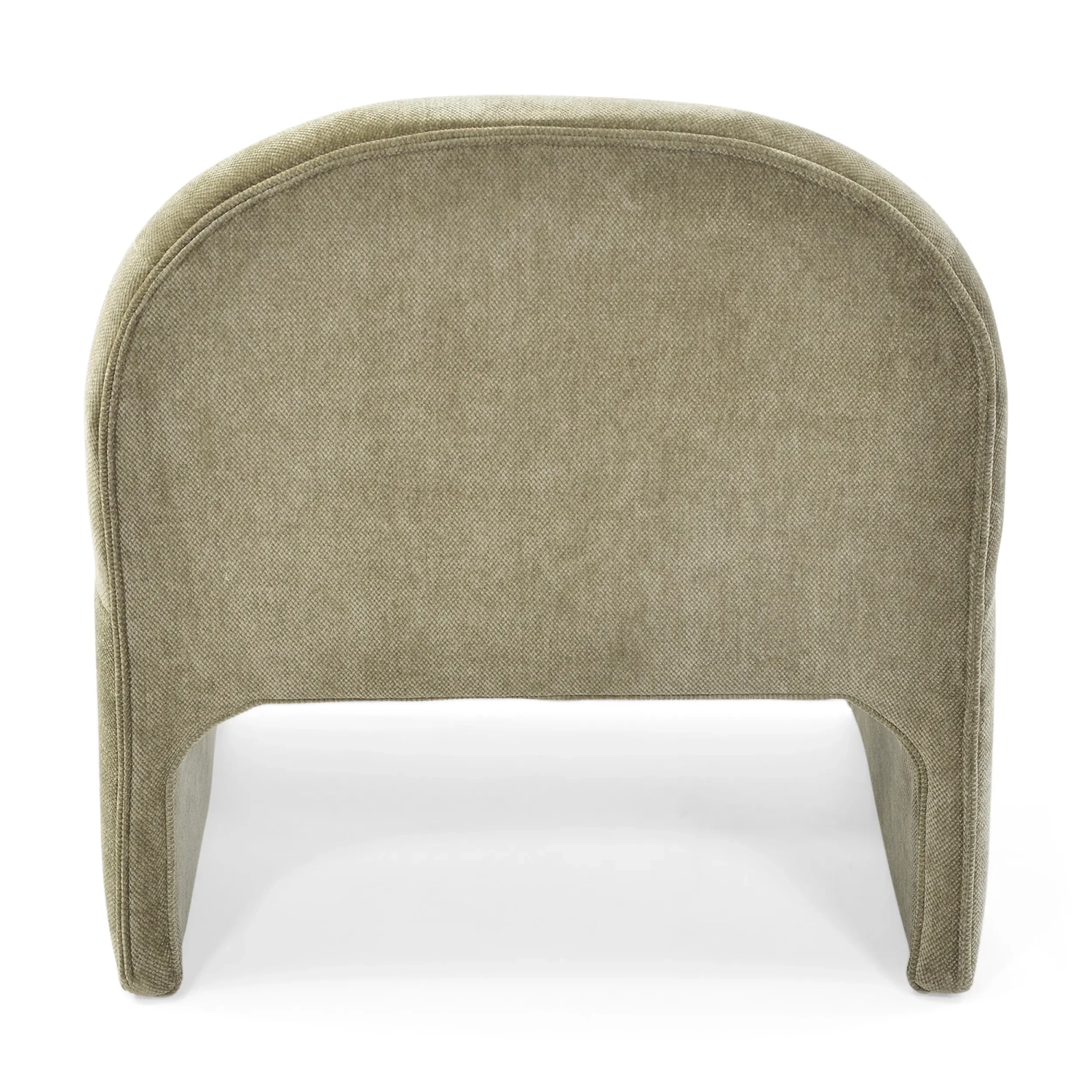 Cadeirão de design estofado Basel, estilo minimalista e confortável