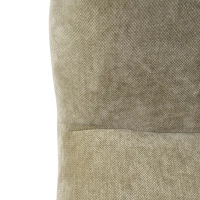Cadeirão de design estofado Basel, estilo minimalista e confortável
