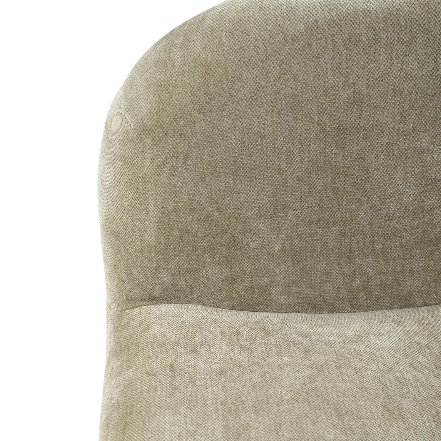 Cadeirão de design estofado Basel, estilo minimalista e confortável