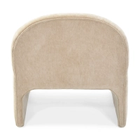 Designerski fotel tapicerowany Basel, minimalistyczny i wygodny styl