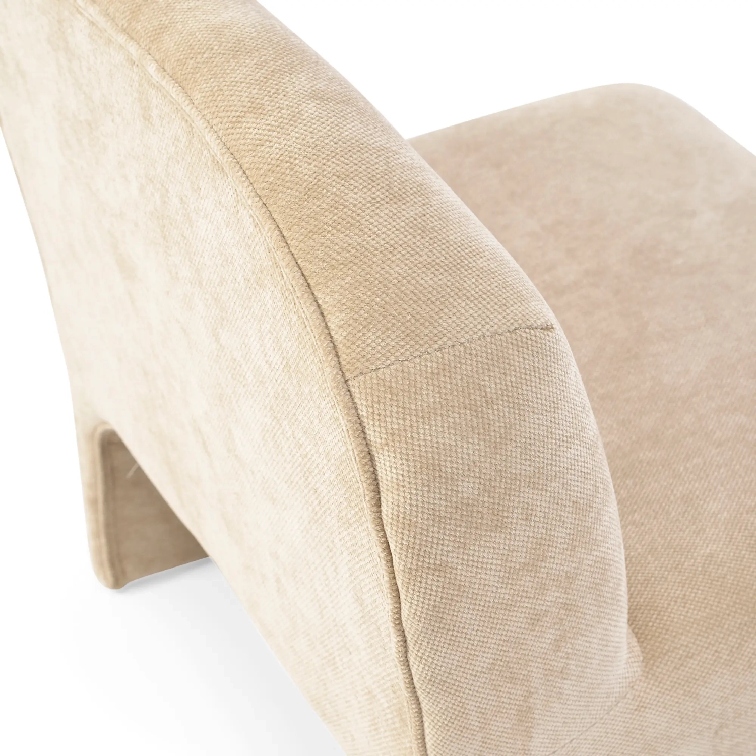 Fauteuil design Bâle rembourré, style minimaliste et confortable