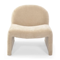 Fauteuil design Bâle rembourré, style minimaliste et confortable