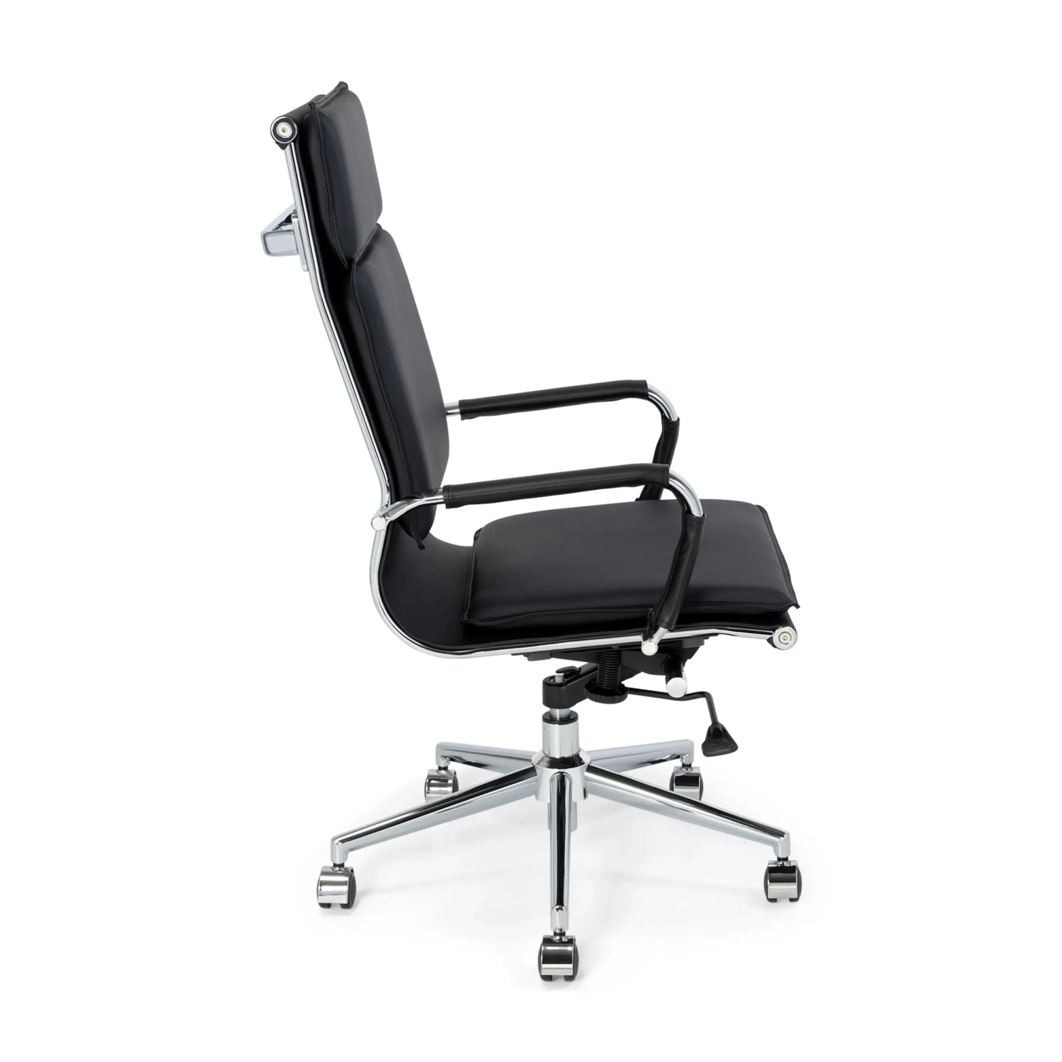 Studio-työtuoli korkealla selkänojalla | Ergonominen tekonahkainen työtuoli