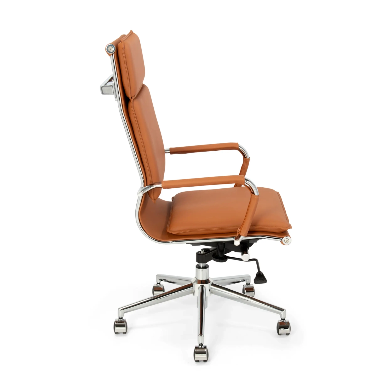 Fauteuil de bureau Studio à dossier haut | Fauteuil de bureau ergonomique en simili cuir