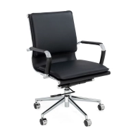 Krzesło biurowe Studio z niskim oparciem | Ergonomiczny, nowoczesny design