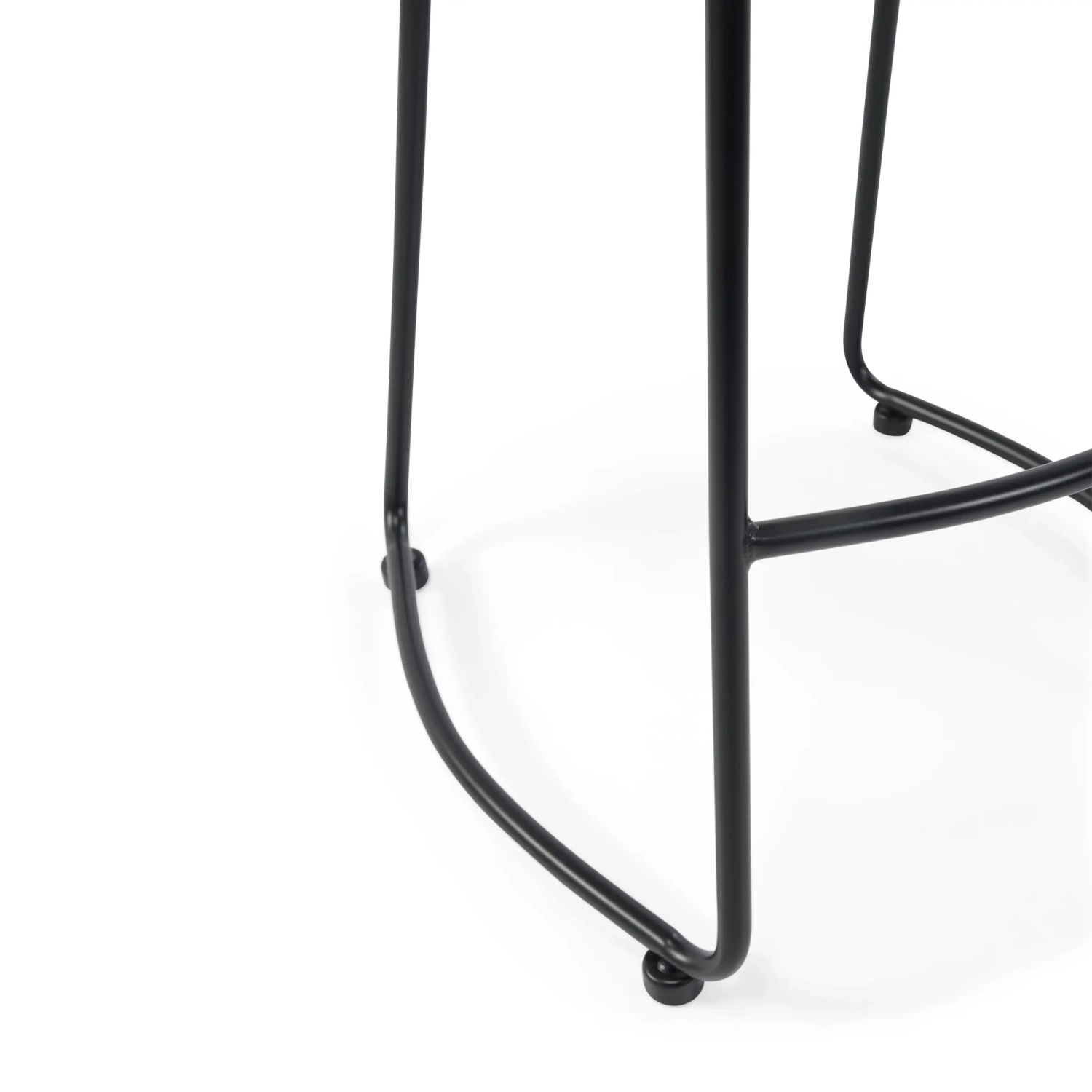 Portland industriell barstol 66 cm | Massivt almträ och stål