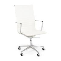 Task Executive Bürostuhl mit hoher Rückenlehne aus Leder | Hochwertiger ergonomischer Bürostuhl