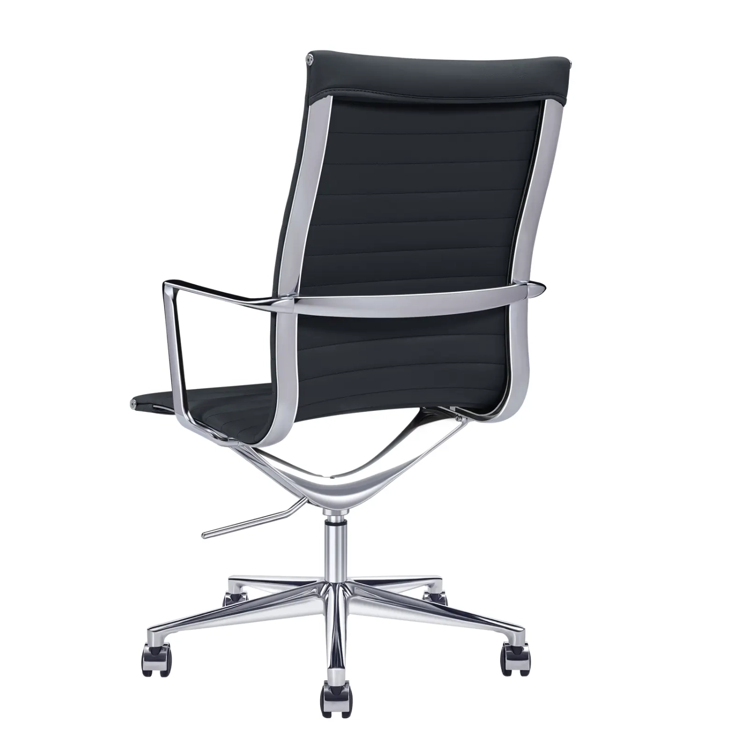 Task Executive kantoorstoel met hoge rugleuning en lederen bekleding | Hoogwaardige ergonomische kantoorstoel