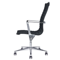 Krzesło biurowe Task Executive z wysokim oparciem, obite skórą | Ergonomiczne krzesło biurowe klasy premium