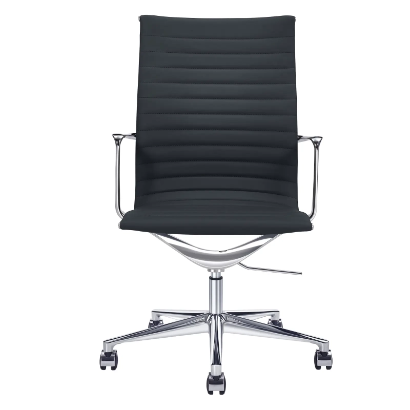 Task Executive kontorsstol i läder med hög rygg | Ergonomisk kontorsstol i premiumklass