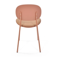 Ergonomiczne, sztaplowane krzesło do jadalni Carlotta | Nowoczesne krzesło tapicerowane