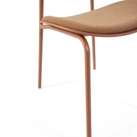 Ergonomische, stapelbare eetkamerstoel Carlotta | Moderne gestoffeerde stoel