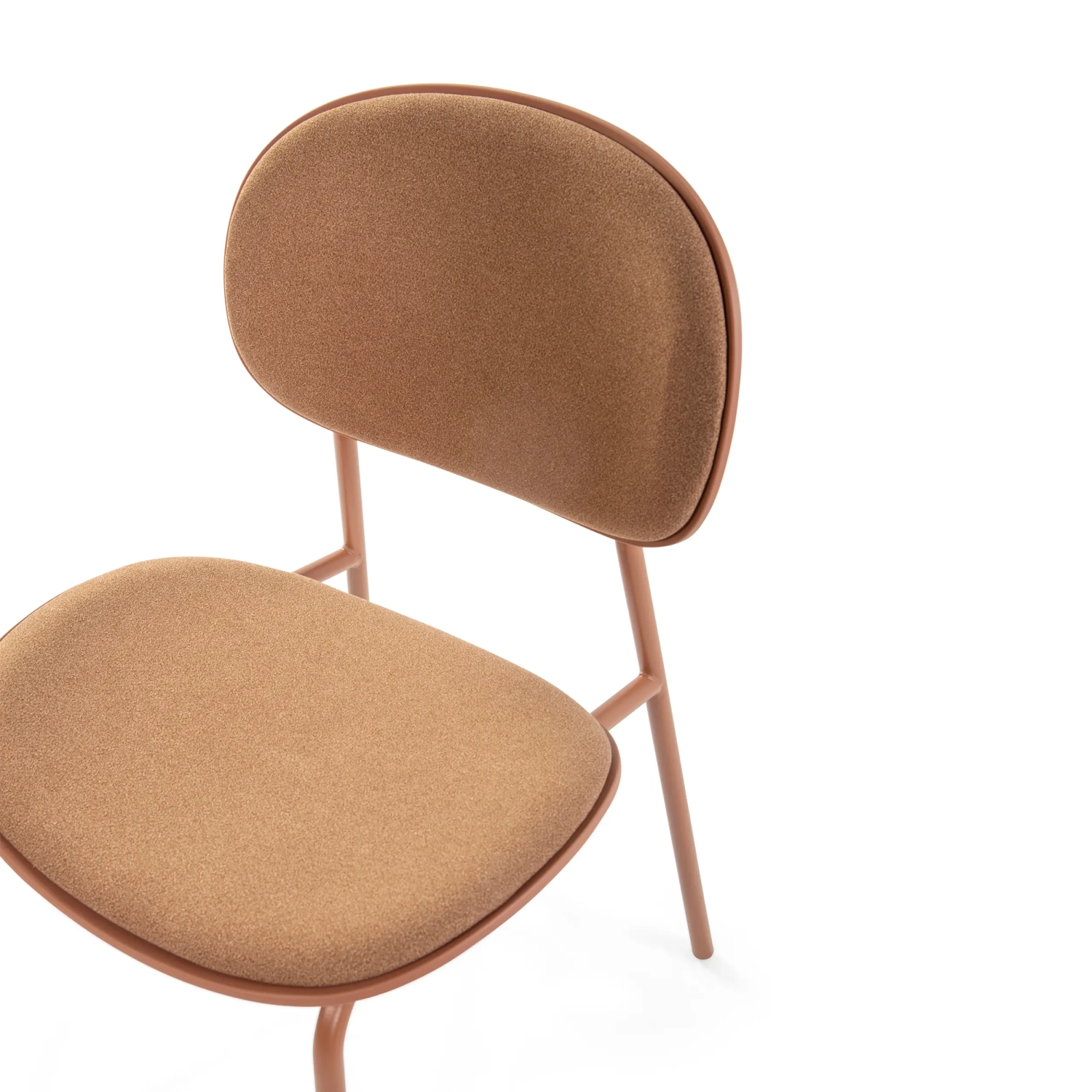 Ergonomische, stapelbare eetkamerstoel Carlotta | Moderne gestoffeerde stoel