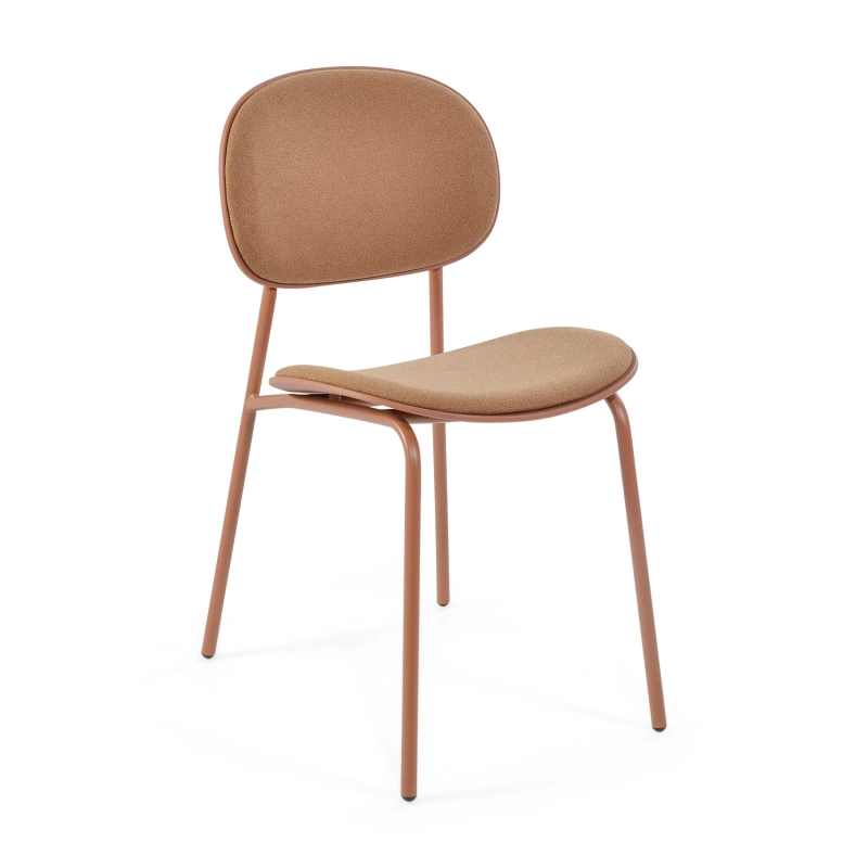 Carlotta Ergonomic Stackable Dining Chair | Modern Upholstered Chair