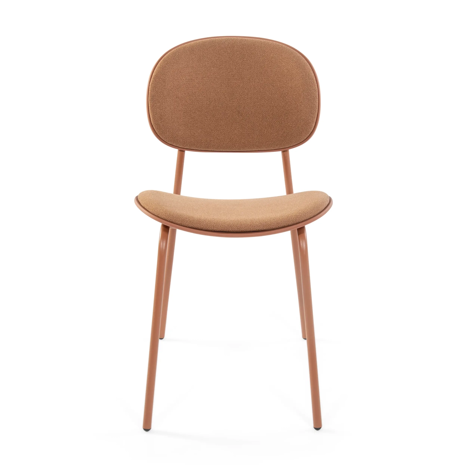 Ergonomiczne, sztaplowane krzesło do jadalni Carlotta | Nowoczesne krzesło tapicerowane