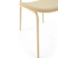 Ergonomischer, stapelbarer Esszimmerstuhl Carlotta | Moderner Polsterstuhl
