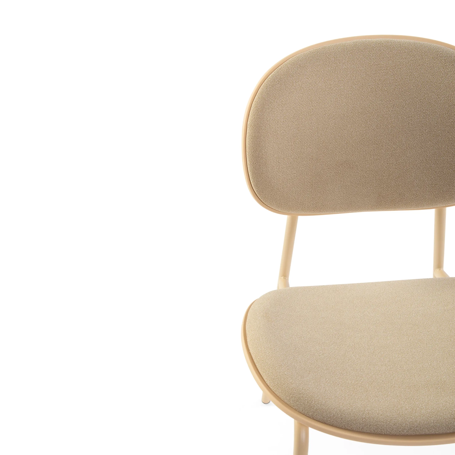 Carlotta Ergonomic Stackable Dining Chair | Modern Upholstered Chair