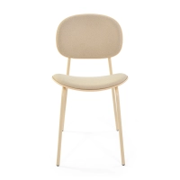 Ergonomiczne, sztaplowane krzesło do jadalni Carlotta | Nowoczesne krzesło tapicerowane