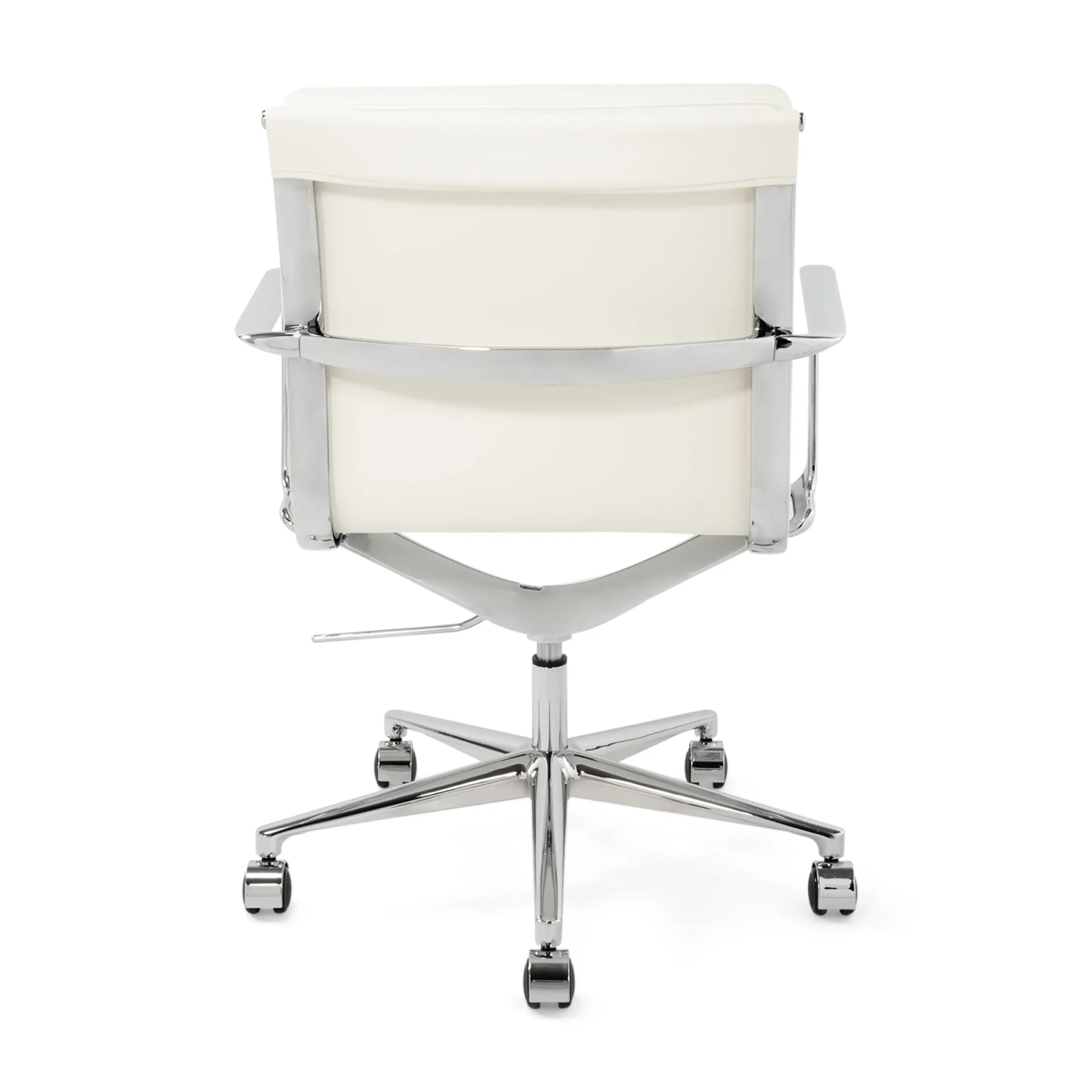 Task Silla de escritorio de alta gama | Silla de oficina de cuero italiano con ruedas
