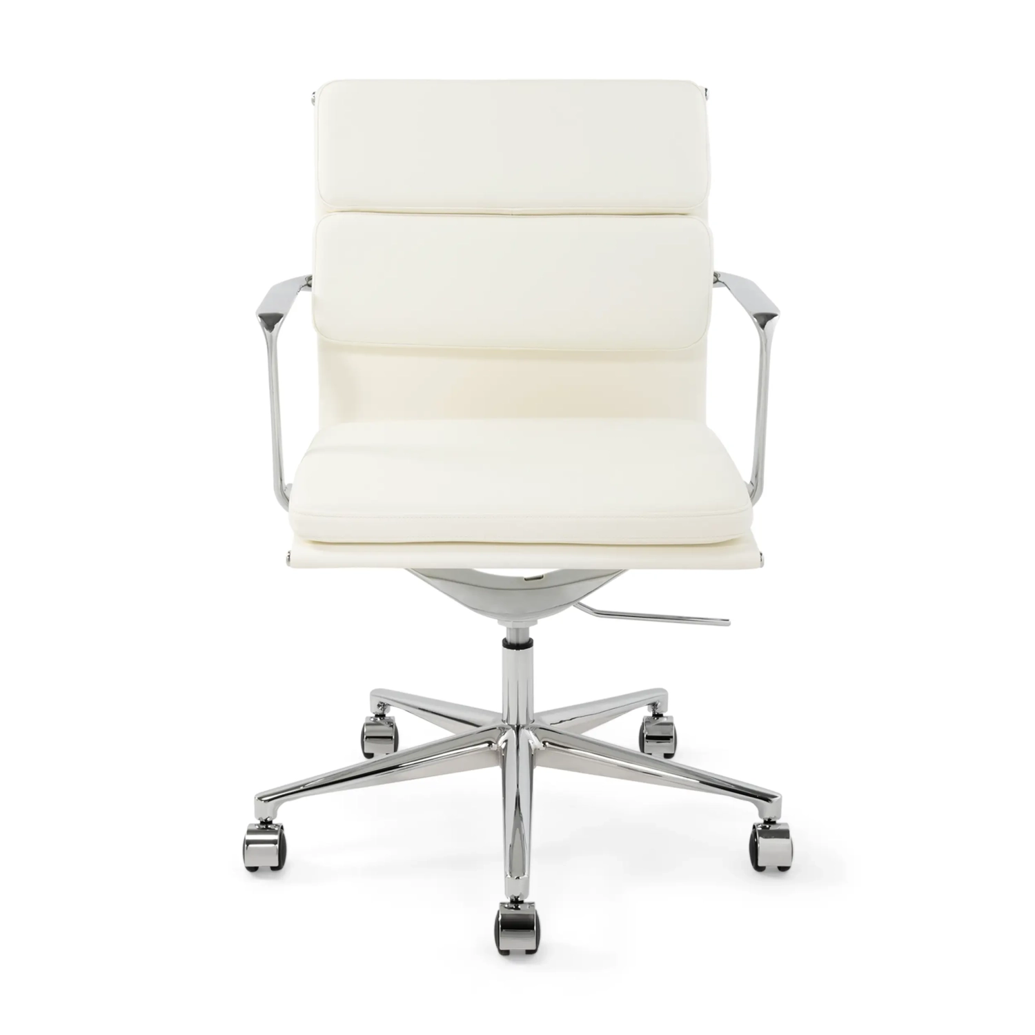 Task Premium Desk Chair | Italian Leather Office Chair with Wheels