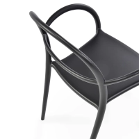 Silla de diseño para exterior apilable Master | Sillón de polipropileno