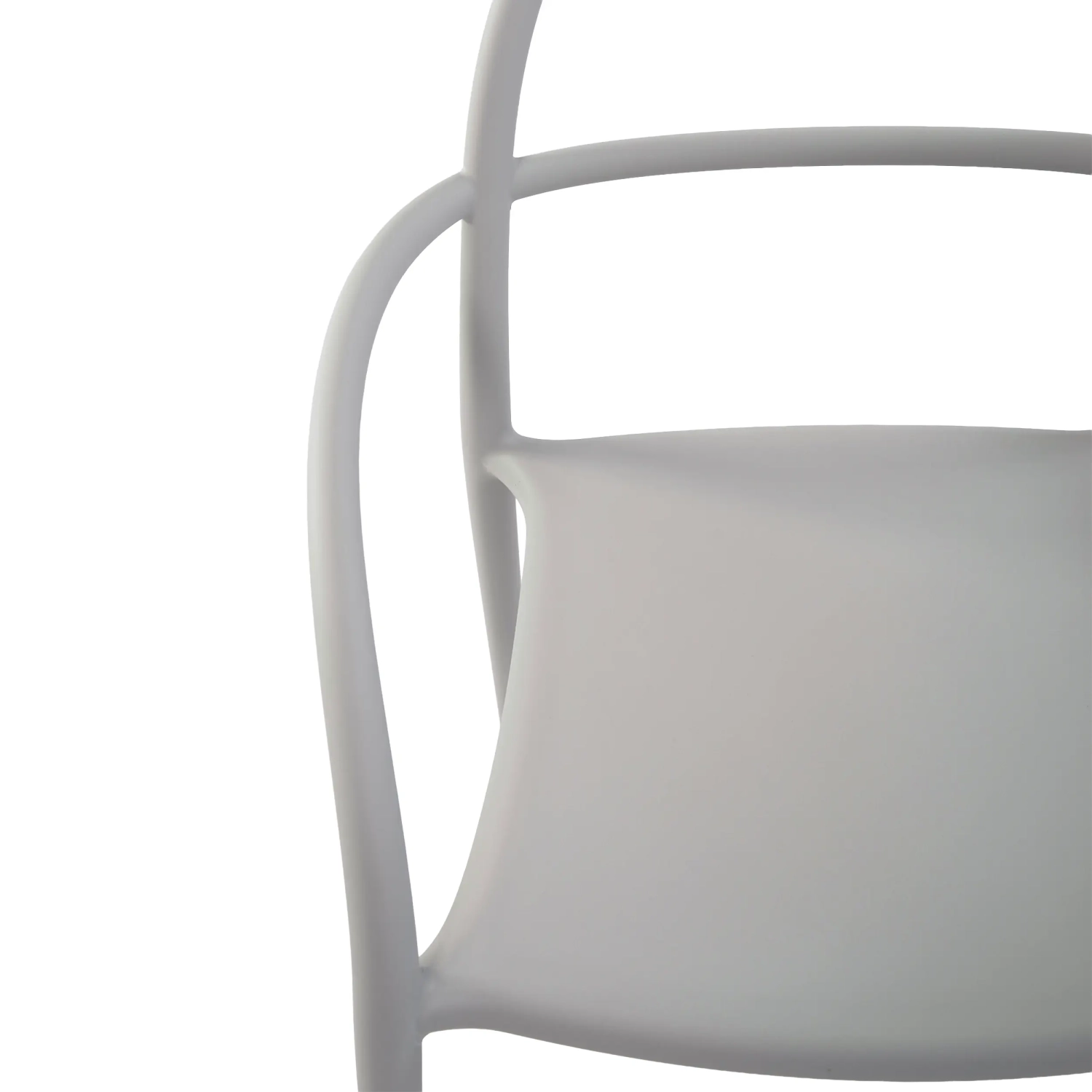 Silla de diseño para exterior apilable Master | Sillón de polipropileno