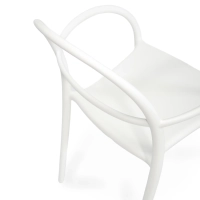 Silla de diseño para exterior apilable Master | Sillón de polipropileno