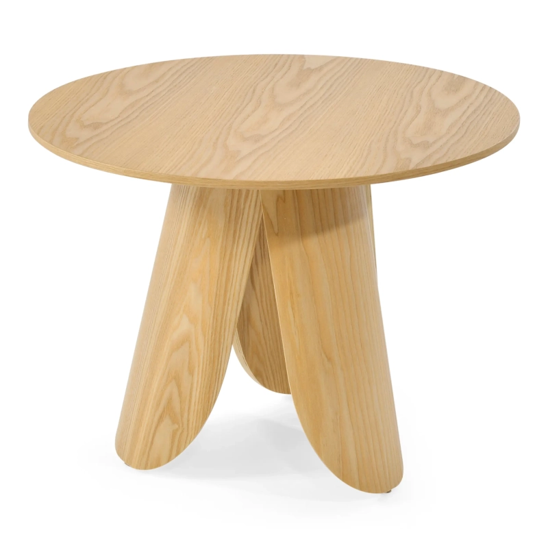 Mesa de apoio de café «Pluto» em madeira de freixo escandinavo