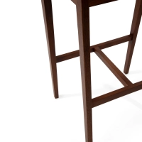 Soho Taburete de bar escandinavo de 76 cm | Madera de roble o nogal