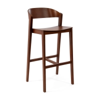 Soho Sgabello da bar in stile scandinavo 76 cm | Legno di rovere o noce