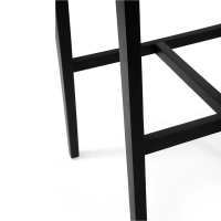 Soho Skandynawski stołek barowy 76 cm | Drewno dębowe lub orzechowe