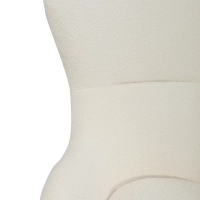 Nest Bouclé Schaukelstuhl | Moderner Designer-Schaukelstuhl