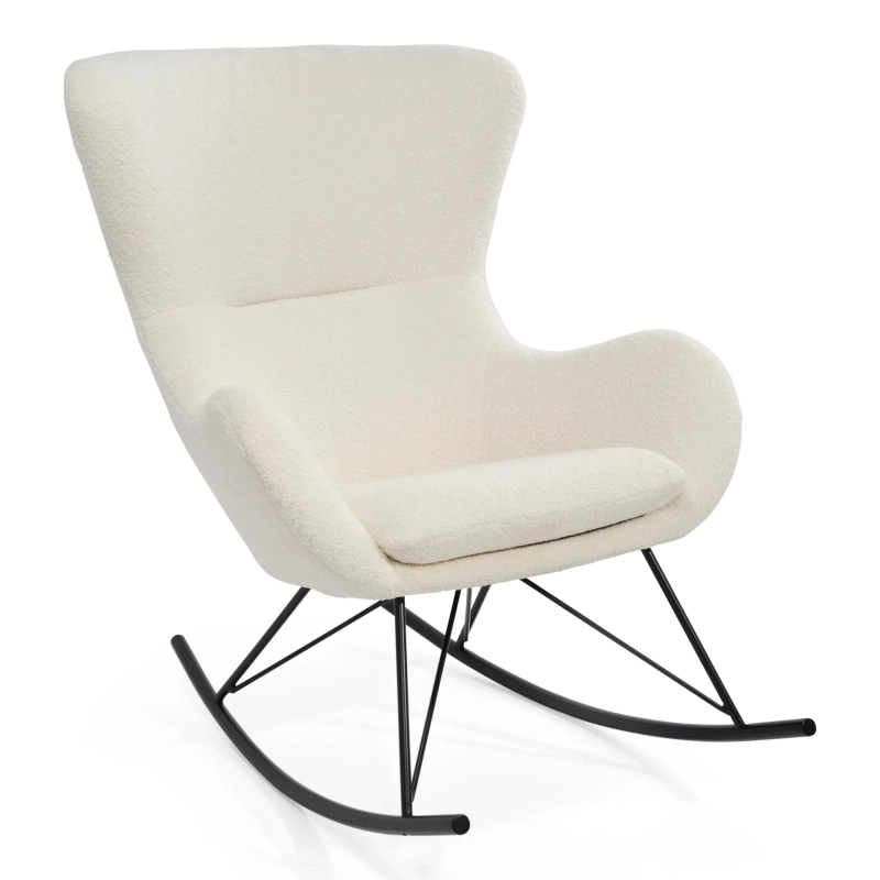 Nest Bouclé -keinutuoli | Moderni design-keinutuoli
