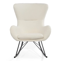 Nest Bouclé gungfåtölj | Modern designergungfåtölj