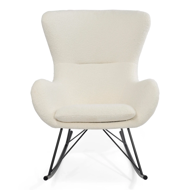 Nest Bouclé gungfåtölj | Modern designergungfåtölj