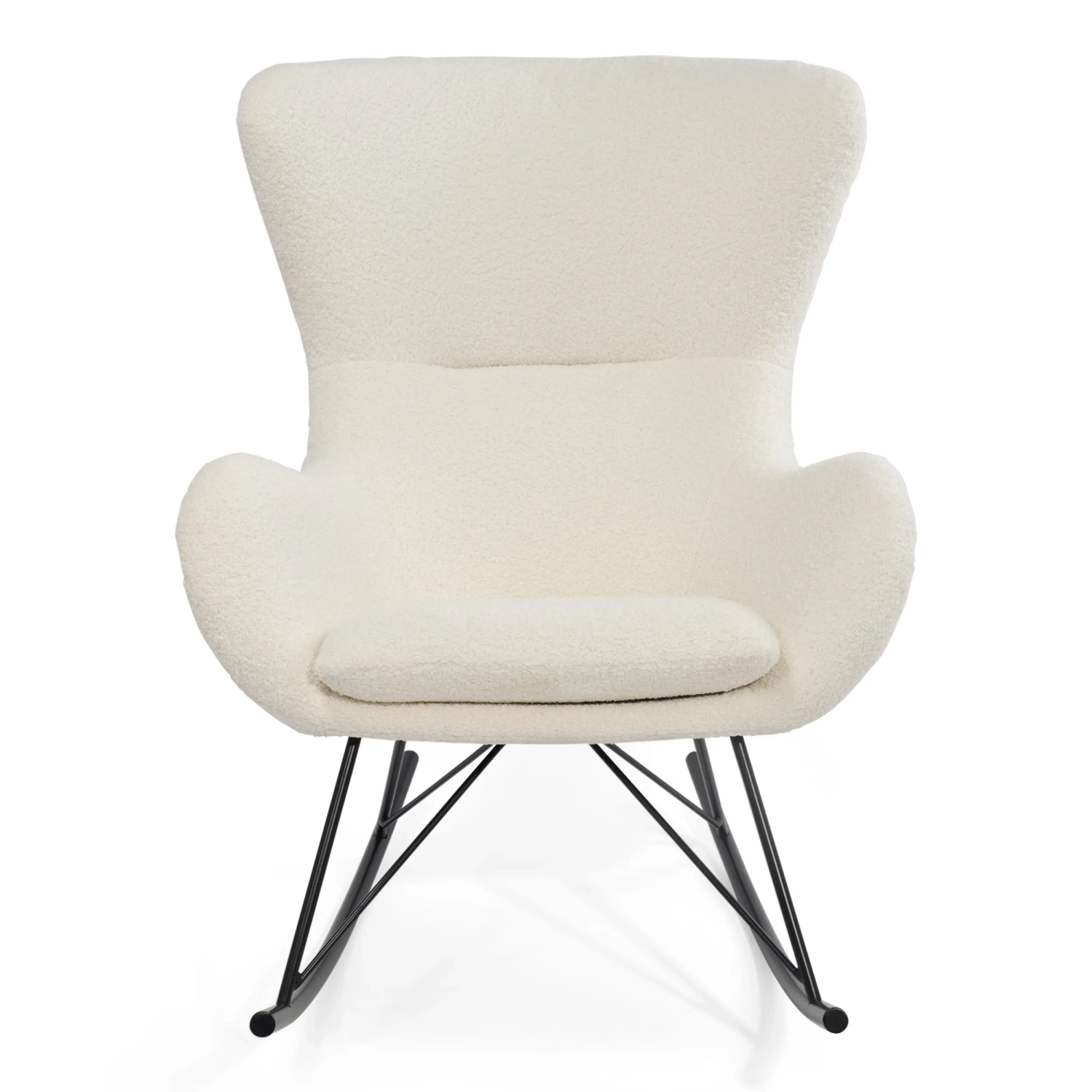 Nest Bouclé gungfåtölj | Modern designergungfåtölj