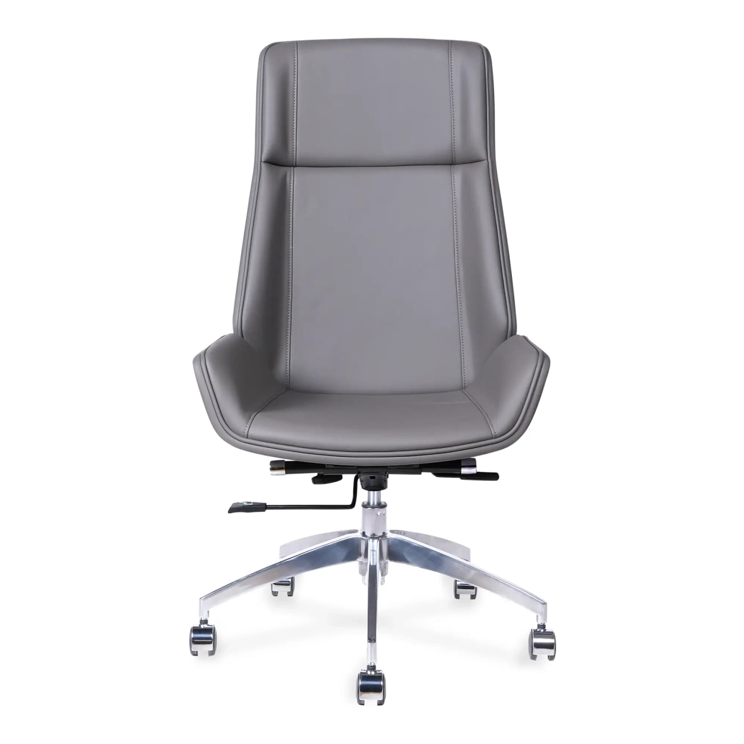 Nordic Colors High-Back Office Chair | Faux Leather & Chrome Base
