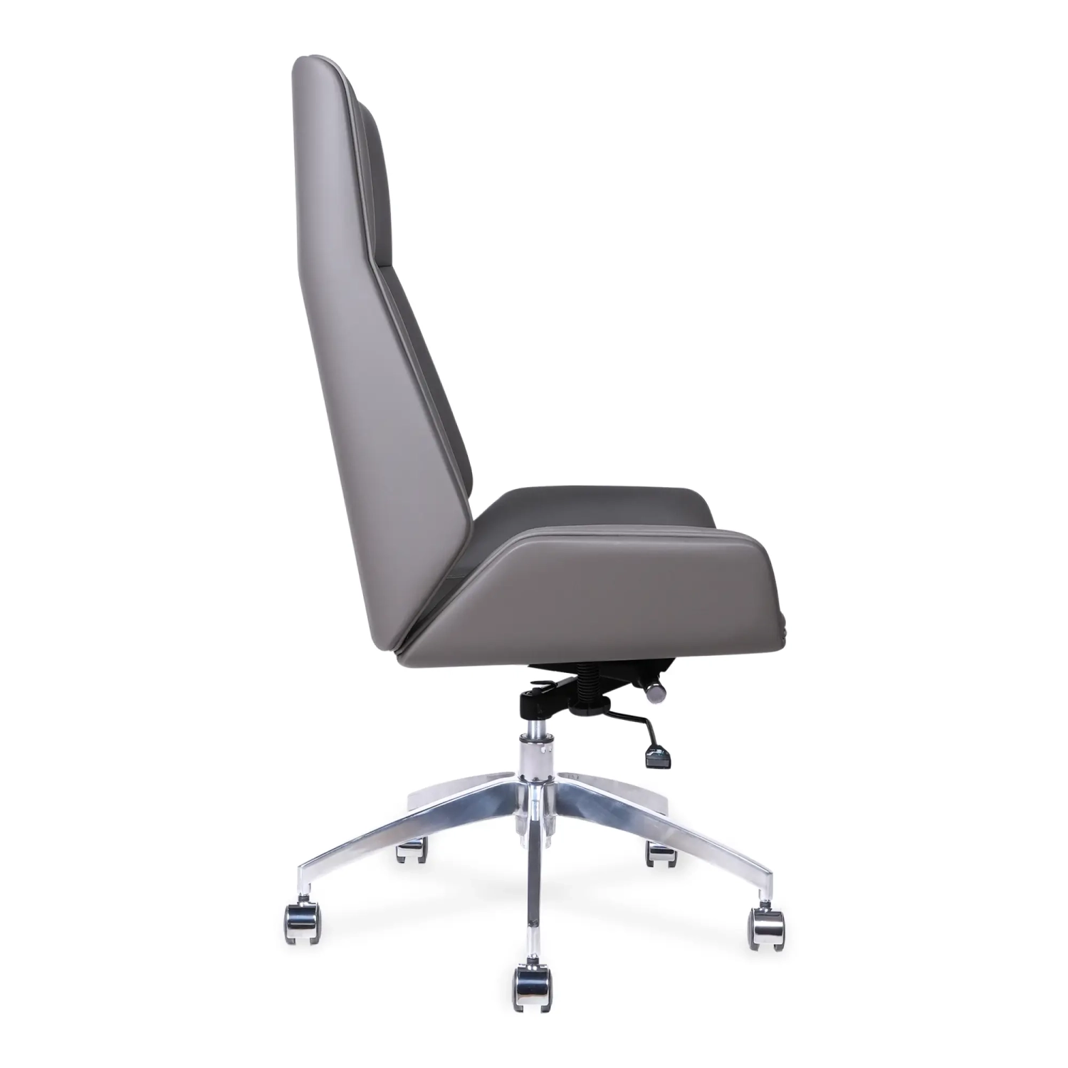 Nordic Fauteuil de bureau à dossier haut Colors | Simili cuir et piètement chromé