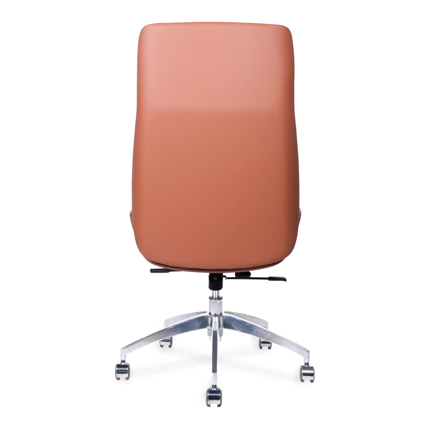 Nordic Kontorsstol med hög ryggstöd från Colors | Konstläder och kromfot