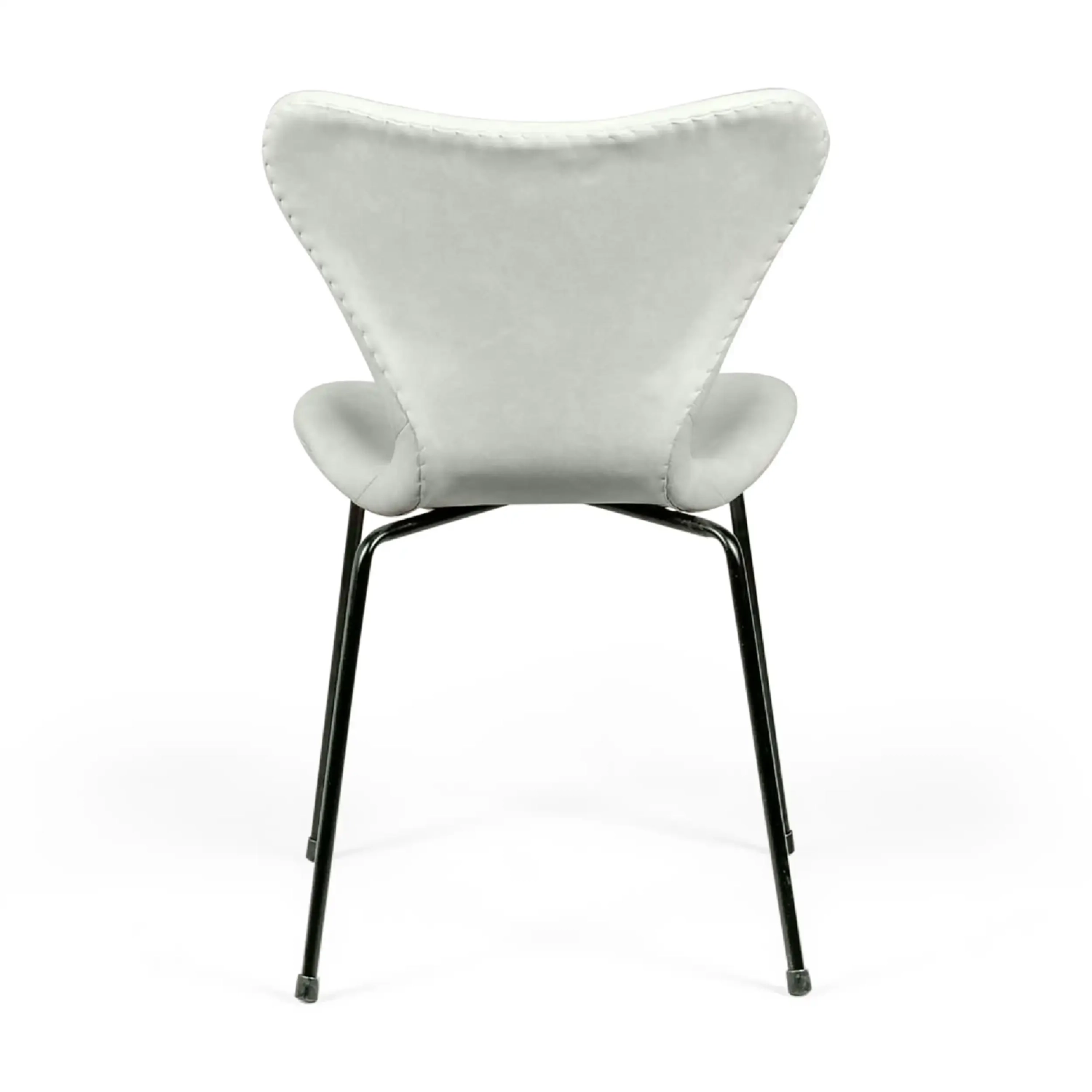 Sedm jídelních židlí ve vintage stylu z umělé kůže | Moderní industriální design
