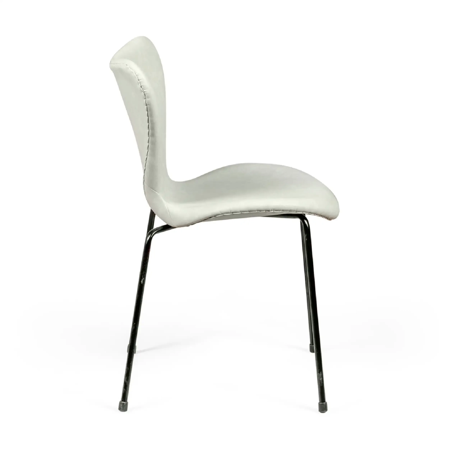 Chaise de salle à manger Seven en simili cuir vintage | Design industriel moderne