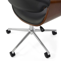 Burrow Cadeira de escritório S Walnut | Design de meados do século