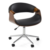 Burrow Chaise de bureau S en noyer | Design du milieu du siècle