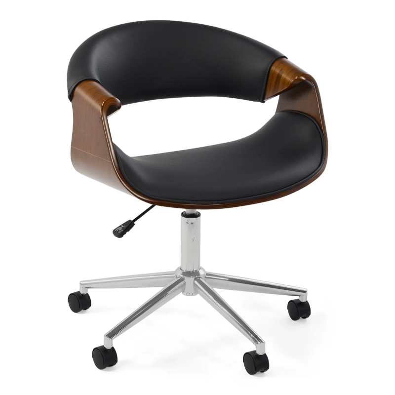 Burrow Cadeira de escritório S Walnut | Design de meados do século