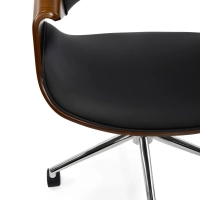 Burrow Chaise de bureau S en noyer | Design du milieu du siècle