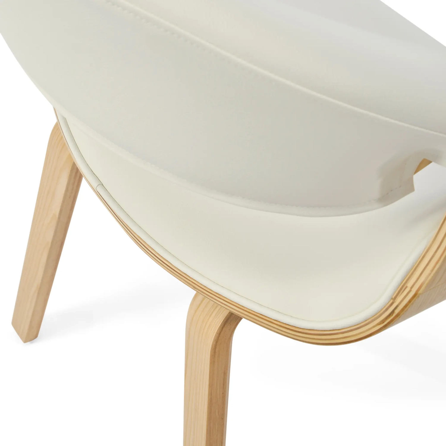 Burrow Sedia da pranzo in legno di acero Z | Design imbottito “ Nordic ”