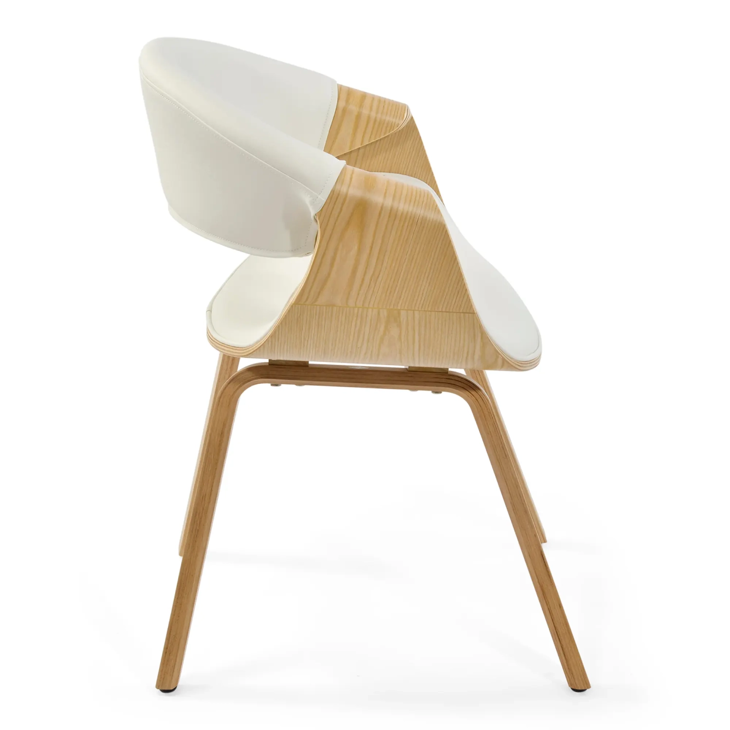 Burrow Cadeira de jantar Z em madeira de ácer | Design estofado « Nordic »